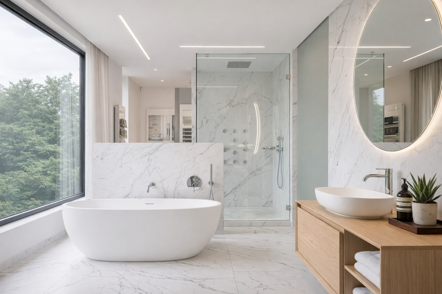 Luxury Bathroom Setup